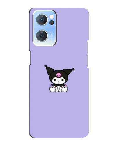 Чехол для OPPO Reno7 5G с картинкой «Kuromi — фиолетовый минимализм» Чехол для OPPO Reno7 5G с картинкой «Kuromi — фиолетовый минимализм»