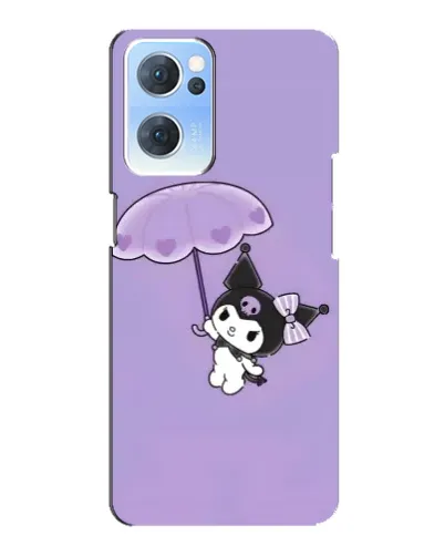 Чехол для OPPO Reno7 5G с картинкой «Kuromi с зонтиком» Чехол для OPPO Reno7 5G с картинкой «Kuromi с зонтиком»