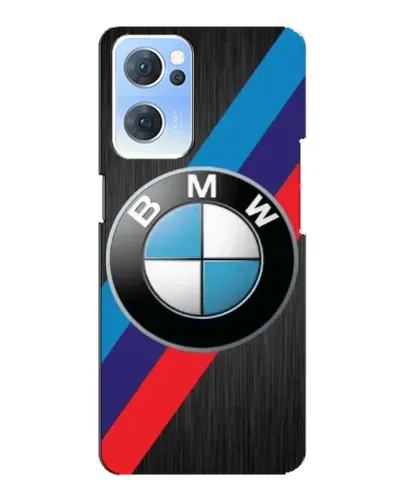 Чехол для OPPO Reno7 5G с картинкой «BMW M-stripes стиль»