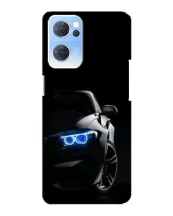 Чехол для OPPO Reno7 5G с картинкой «BMW — ночной взгляд»