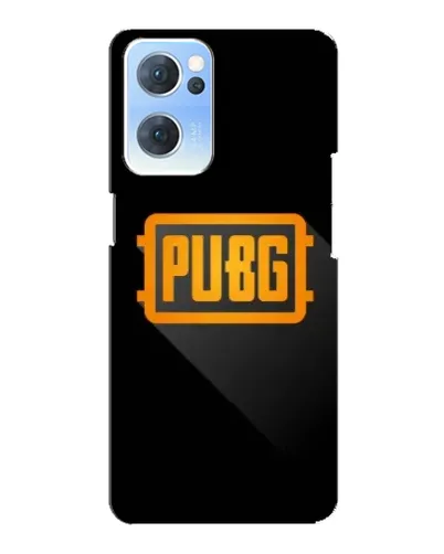 Чехол для OPPO Reno7 5G с картинкой «PUBG — рамка лого» Чехол для OPPO Reno7 5G с картинкой «PUBG — рамка лого»