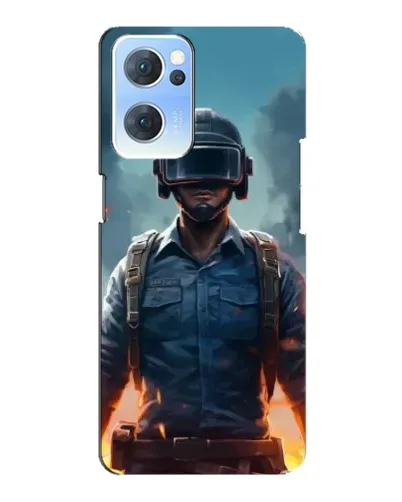 Чехол для OPPO Reno7 5G с картинкой «PUBG — реалистичный герой» Чехол для OPPO Reno7 5G с картинкой «PUBG — реалистичный герой»