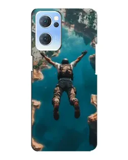 Чехол для OPPO Reno7 5G с картинкой «PUBG — свободное падение»