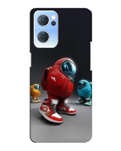 Чехол для OPPO Reno7 5G с картинкой «Among Us — 3D стиль» Чехол для OPPO Reno7 5G с картинкой «Among Us — 3D стиль»