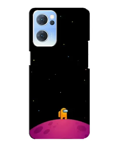Чехол для OPPO Reno7 5G с картинкой «Одинокий герой на планете» Чехол для OPPO Reno7 5G с картинкой «Одинокий герой на планете»