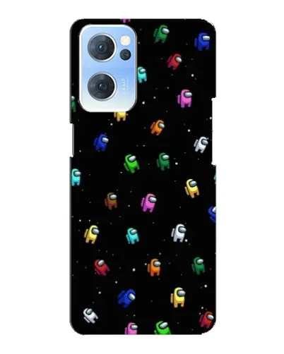 Чехол для OPPO Reno7 5G с картинкой «Экипаж Among Us» Чехол для OPPO Reno7 5G с картинкой «Экипаж Among Us»