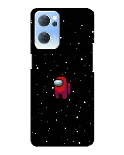 Чехол для OPPO Reno7 5G с картинкой «Красный Among Us» Чехол для OPPO Reno7 5G с картинкой «Красный Among Us»
