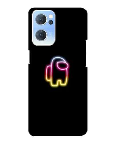 Чехол для OPPO Reno7 5G с картинкой «Among Us градиент» Чехол для OPPO Reno7 5G с картинкой «Among Us градиент»