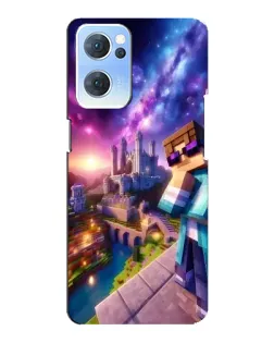 Чехол для OPPO Reno7 5G с картинкой «Стив и космос»