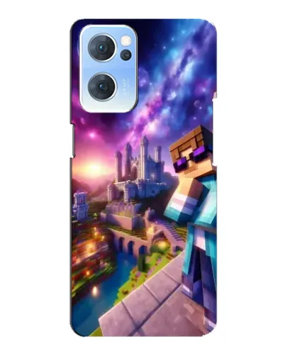 Чехол для OPPO Reno7 5G с картинкой «Стив и космос»