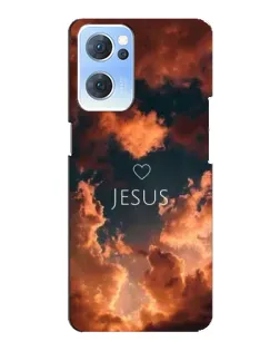 Чехол для OPPO Reno7 5G с картинкой «Сияние Имени Jesus»