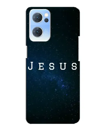 Чехол для OPPO Reno7 5G с картинкой «Звездное небо Jesus» Чехол для OPPO Reno7 5G с картинкой «Звездное небо Jesus»