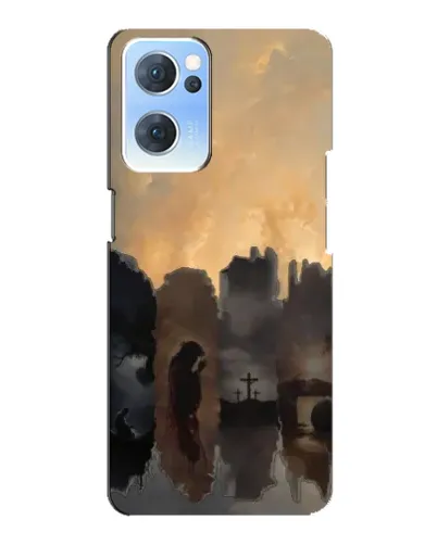 Чехол для OPPO Reno7 5G с картинкой «Дорога к вере» Чехол для OPPO Reno7 5G с картинкой «Дорога к вере»