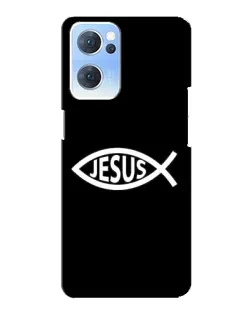 Чехол для OPPO Reno7 5G с картинкой «Классический Jesus»