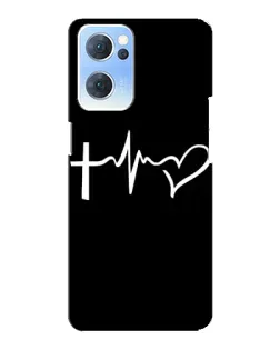 Чехол для OPPO Reno7 5G с картинкой «Пульс веры»