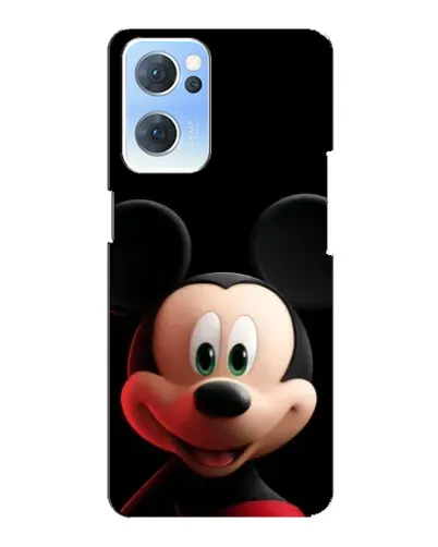Чехол для OPPO Reno7 5G с картинкой «Улыбающийся Микки Маус»