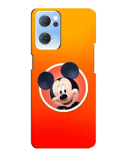 Чехол для OPPO Reno7 5G с картинкой «Mickey в круге»