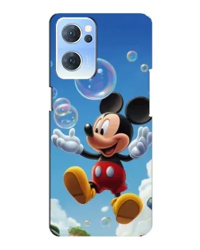Чехол для OPPO Reno7 5G с картинкой «Mickey и мыльные пузыри» Чехол для OPPO Reno7 5G с картинкой «Mickey и мыльные пузыри»