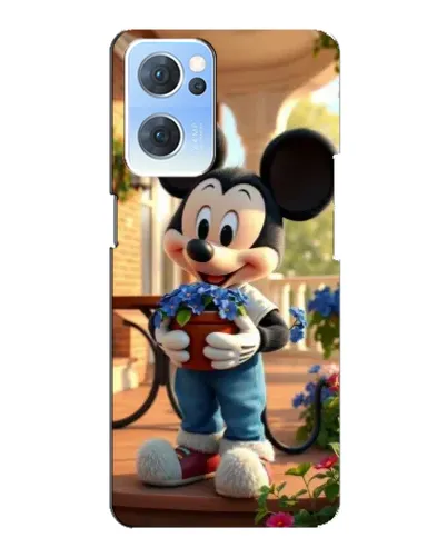 Чехол для OPPO Reno7 5G с картинкой «Микки садовод» Чехол для OPPO Reno7 5G с картинкой «Микки садовод»