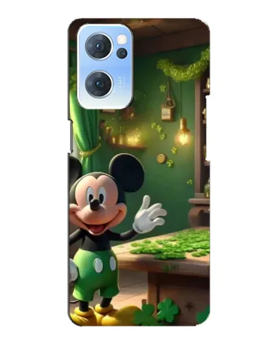 Чехол для OPPO Reno7 5G с картинкой «Микки в мастерской» Чехол для OPPO Reno7 5G с картинкой «Микки в мастерской»