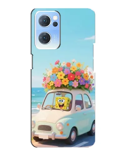 Чехол для OPPO Reno7 5G с картинкой «Автомобильное путешествие»