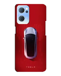 Чохол для OPPO Reno7 5G з картинкою «Tesla Top View» Чохол для OPPO Reno7 5G з картинкою «Tesla Top View»