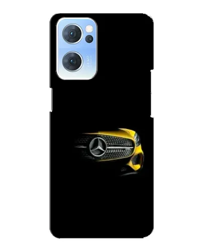 Чехол для OPPO Reno7 5G с картинкой «Mercedes — ретро стиль»