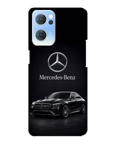 Чехол для OPPO Reno7 5G с картинкой «Mercedes — решетка радиатора»