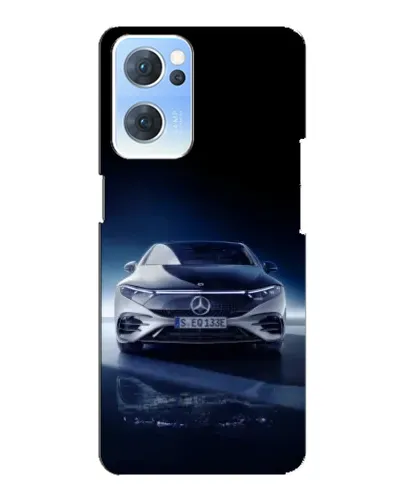 Чехол для OPPO Reno7 5G с картинкой «Ночной Mercedes EQ»