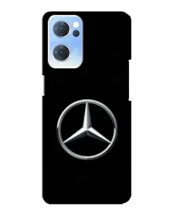 Чехол для OPPO Reno7 5G с картинкой «Mercedes классический лого»