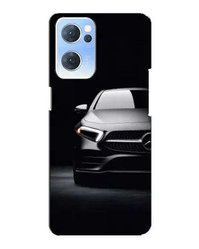 Чехол для OPPO Reno7 5G с картинкой «Свет фар Mercedes»