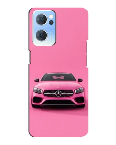 Чехол для OPPO Reno7 5G с картинкой «Розовый Mercedes AMG» Чехол для OPPO Reno7 5G с картинкой «Розовый Mercedes AMG»