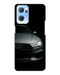 Чехол для OPPO Reno7 5G с картинкой «Audi — детализация кузова»