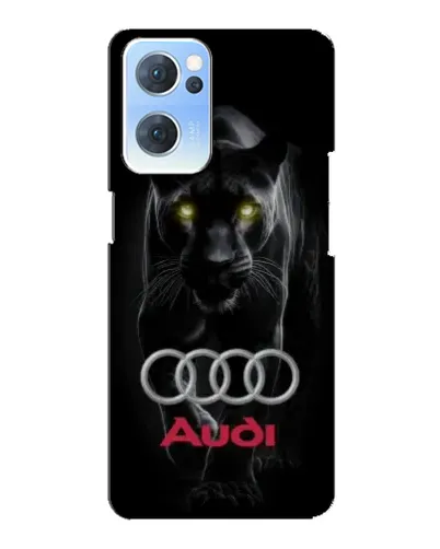 Чехол для OPPO Reno7 5G с картинкой «Пантера и Audi»