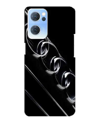 Чехол для OPPO Reno7 5G с картинкой «Audi — абстрактные кольца»