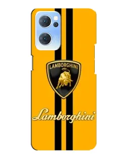 Чохол для OPPO Reno7 5G з картинкою «Lamborghini Stripe жовтий» Чохол для OPPO Reno7 5G з картинкою «Lamborghini Stripe жовтий»