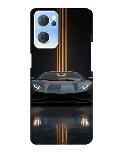 Чехол для OPPO Reno7 5G с картинкой «Lamborghini золотые линии» Чехол для OPPO Reno7 5G с картинкой «Lamborghini золотые линии»