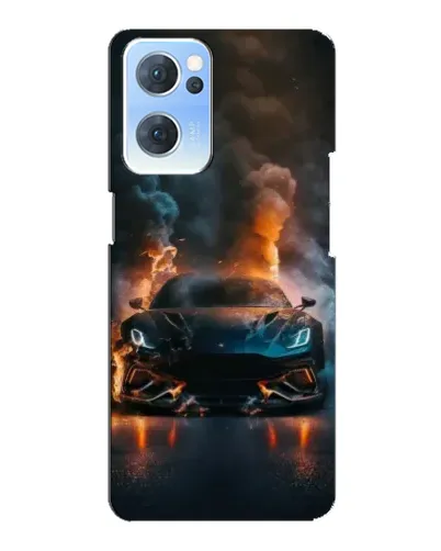 Чехол для OPPO Reno7 5G с картинкой «Lamborghini дымная эстетика» Чехол для OPPO Reno7 5G с картинкой «Lamborghini дымная эстетика»