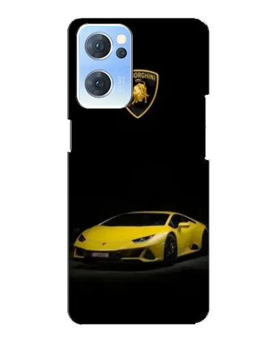 Чехол для OPPO Reno7 5G с картинкой «Lamborghini желтый акцент» Чехол для OPPO Reno7 5G с картинкой «Lamborghini желтый акцент»