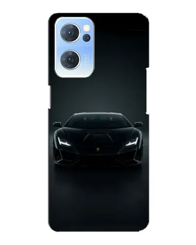 Чехол для OPPO Reno7 5G с картинкой «Черный Lamborghini Aventador» Чехол для OPPO Reno7 5G с картинкой «Черный Lamborghini Aventador»