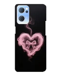 Чехол для OPPO Reno7 5G с картинкой «Дымчатое сердце»
