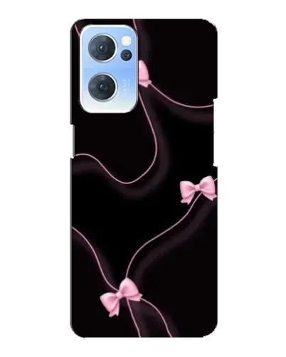 Чехол для OPPO Reno7 5G с картинкой «Розовые ленты» Чехол для OPPO Reno7 5G с картинкой «Розовые ленты»