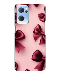 Чехол для OPPO Reno7 5G с картинкой «Бордовый атлас»