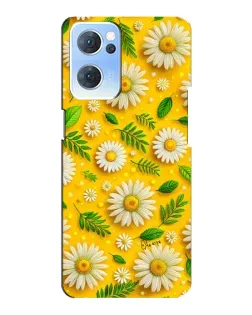 Чехол для OPPO Reno7 5G с картинкой «Ромашковое солнце»