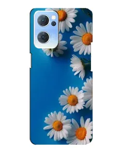Чехол для OPPO Reno7 5G с картинкой «Белоснежные маргаритки»