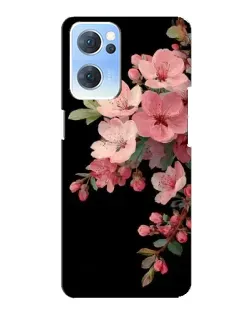 Чехол для OPPO Reno7 5G с картинкой «Розовая ветка сакуры»