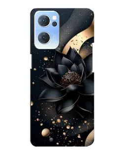 Чехол для OPPO Reno7 5G с картинкой «Черный лотос»
