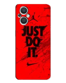 Чехол для OPPO Reno7 Lite (5G) с картинкой «Nike Just Do It»