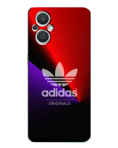 Чехол для OPPO Reno7 Lite (5G) с картинкой «Adidas Red Neon»