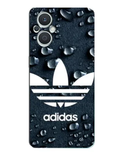 Чехол для OPPO Reno7 Lite (5G) с картинкой «Adidas Trefoil Blue»